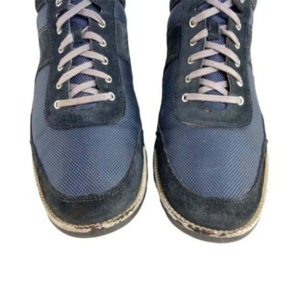 Cole Haan Grand OS Suede Canvas High Top Sneakers